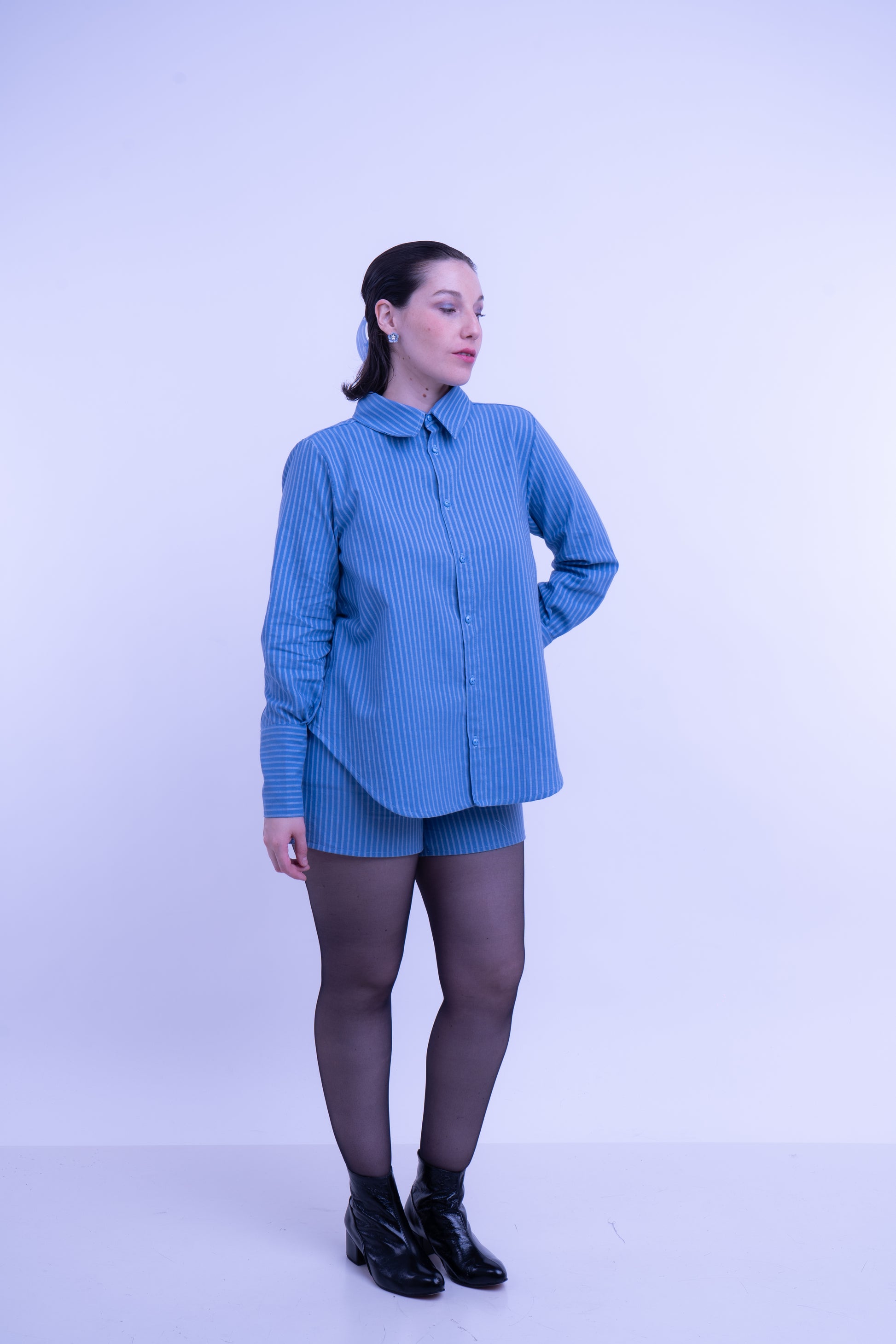 Camisa Celeste