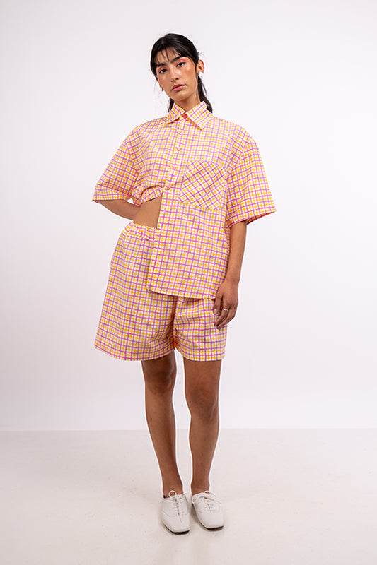 Camisa cuadrillé