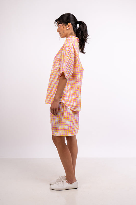 Camisa cuadrillé
