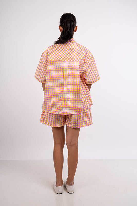 Camisa cuadrillé