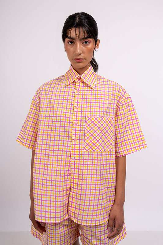 Camisa cuadrillé