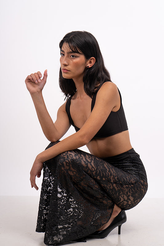 Falda encaje